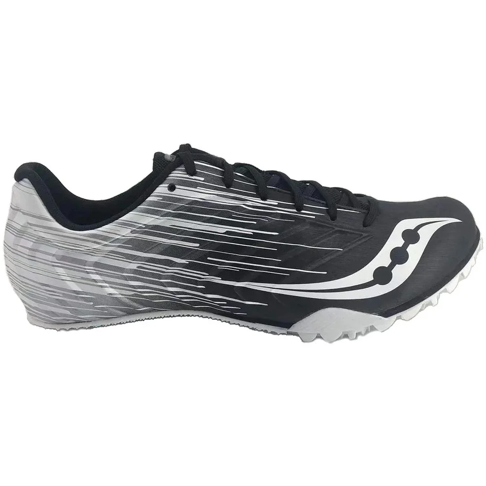 Saucony Spitfire 5 Men's Track Spikes - Black/White, Size 8.5